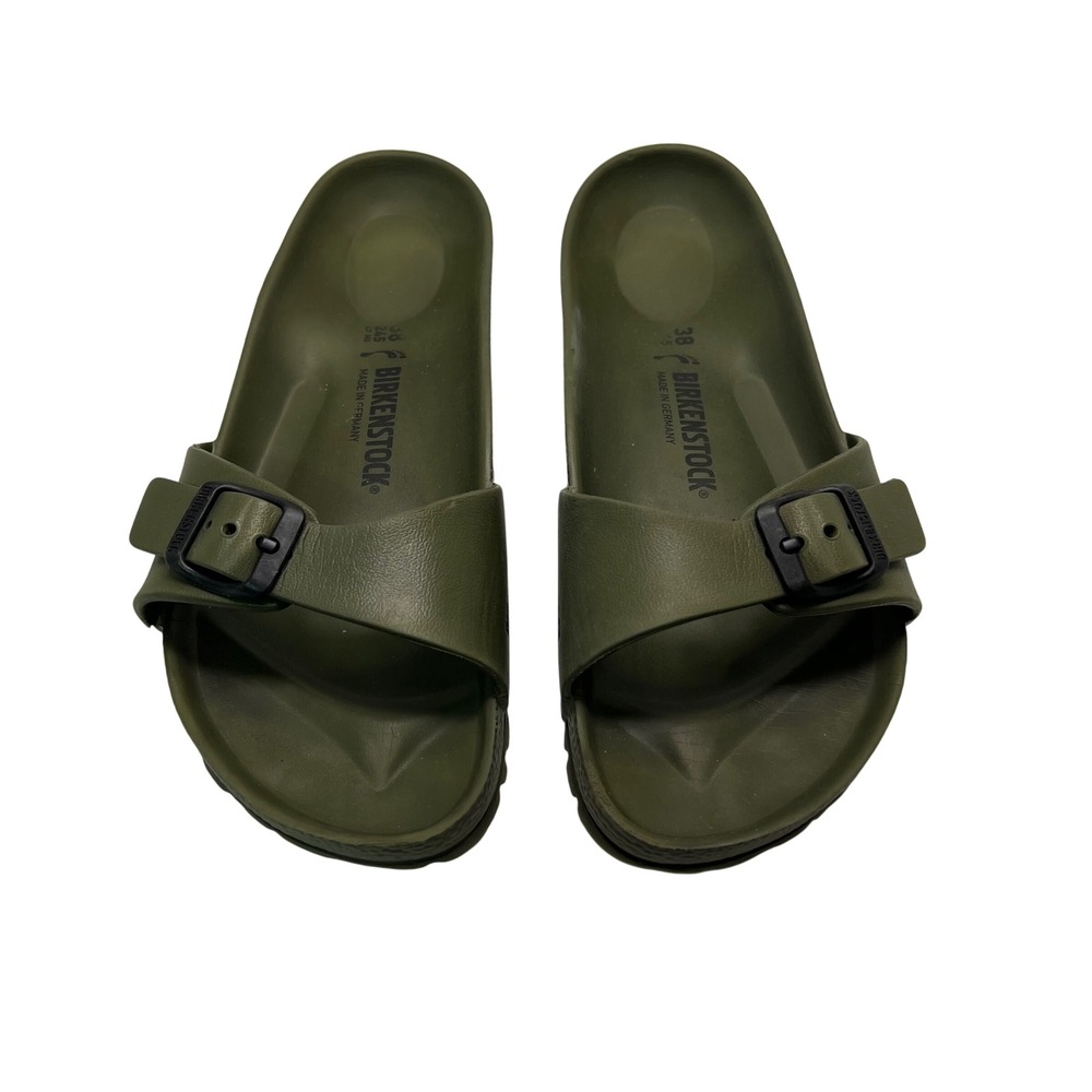 Birkenstock Madrid EVA Sandals Women 7-7.5 US Olive/Khaki Green Waterproof Pool